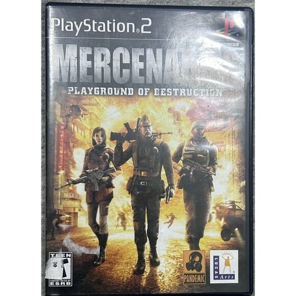Mercenaries: Playground of Destruction Sony Video Game PlayStation 2, 2005 - Picture 1 of 7